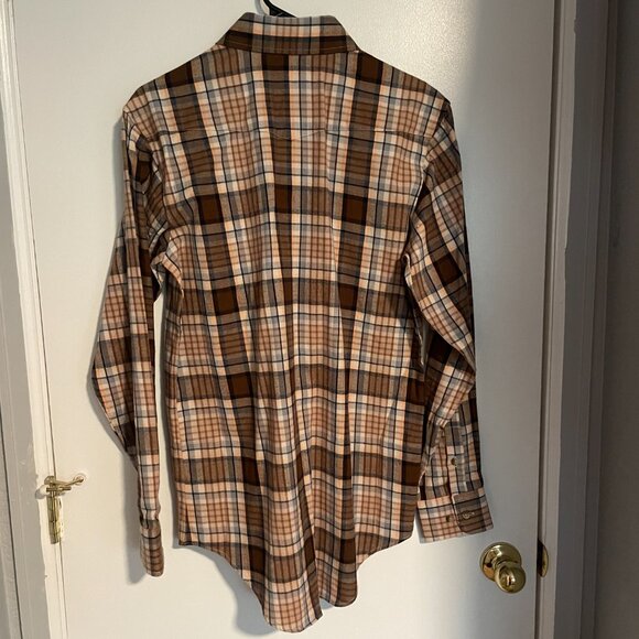 Powder River Outfitters Plaid Button-Up Shirt - Size S - Picture 2 of 3